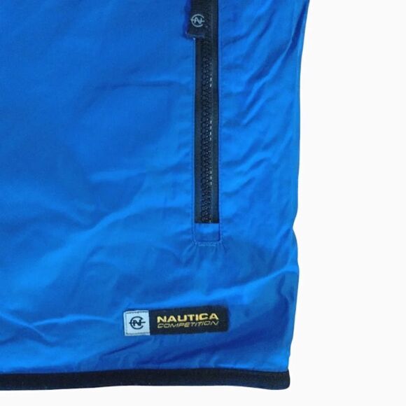 VTG Nautica Competition Blue Grey Reversible Insulated Vest Men's XL - Picture 5 of 16